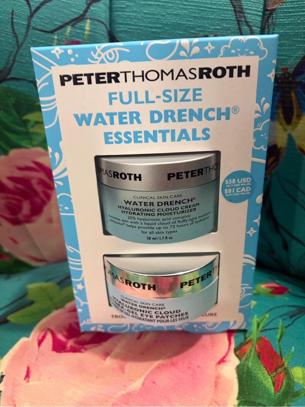 Peter Thomas Roth Water Drench Moisturizer and Eye Patches